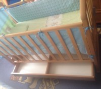 Продам новую детскую кроватку Верес Соня ЛД-9 дерево- цвет-БУК Внутренний размер. . фото 4