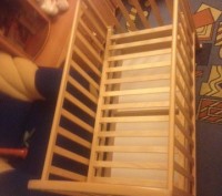 Продам новую детскую кроватку Верес Соня ЛД-9 дерево- цвет-БУК Внутренний размер. . фото 3