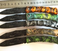 Складные карманные ножи "Череп призрака"
5 цветов:оранжевый,коричневый,серый,зе. . фото 2
