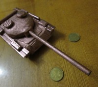 Танк из дерева, сувенирный, хороший подарок для друга "танкиста", ручная работа,. . фото 3