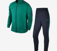 Мужской спортивный костюм Nike Dry Squad с зауженным кроем и полосами из рубчато. . фото 5