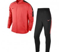 Мужской спортивный костюм Nike Dry Squad с зауженным кроем и полосами из рубчато. . фото 6