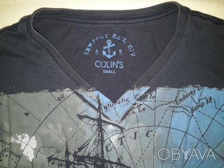 Мужская футболка Colin`s б/у, целая, без пятен 
сделано в Бангладеше
размер S,. . фото 1