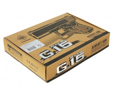 Описание пистолета Galaxy G.15 Glock 17:
Galaxy G.15 - качественная спринговая с. . фото 6