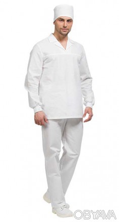 Мужской костюм для пищевых производств с коротким рукавом
Костюм состоит из блу. . фото 1