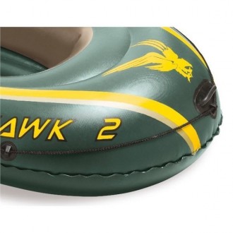 Характеристика:	Производитель: Intex.	Тип: лодка.	Цвет: зелёный.	Серия: Seahawk.. . фото 5