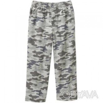 Стильные детские брюки карго всегда модного цвета grey camo, выполненные популяр. . фото 1