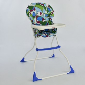 Компактный стульчик для кормления с широким, устойчивым основанием. Имеет удобно. . фото 2