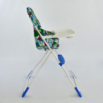 Компактный стульчик для кормления с широким, устойчивым основанием. Имеет удобно. . фото 6