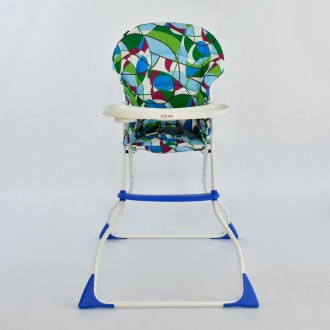 Компактный стульчик для кормления с широким, устойчивым основанием. Имеет удобно. . фото 4