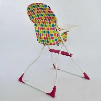 Компактный стульчик для кормления с широким, устойчивым основанием. Имеет удобно. . фото 5
