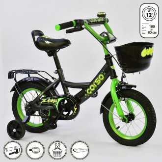 Описание:	Детский двухколесный велосипед Corso 12” предназначен для юных велосип. . фото 4