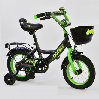 Описание:	Детский двухколесный велосипед Corso 12” предназначен для юных велосип. . фото 2