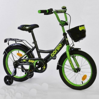 Описание:	Детский двухколесный велосипед Corso 16” предназначен для юных велосип. . фото 2