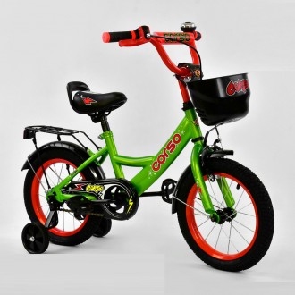 Описание:	Детский двухколесный велосипед Corso 14” предназначен для юных велосип. . фото 2