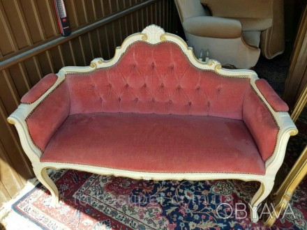 Роскошный классической диван Людовик XV, выполненный в стиле рококо. Каркас полн. . фото 1