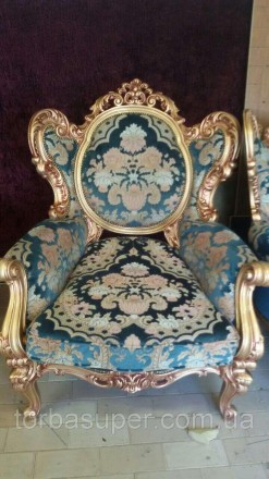 Роскошный классической комплект Людовик XV, выполненный в стиле барокко. Каркас . . фото 9