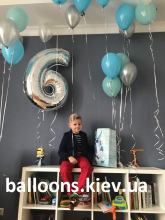 Предлагаем воздушные шары с гелием на свадьбу, день рождения, юбилей, детский пр. . фото 5