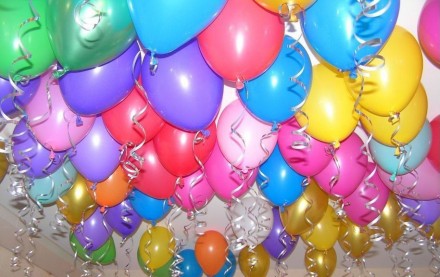 Предлагаем воздушные шары с гелием на свадьбу, день рождения, юбилей, детский пр. . фото 4
