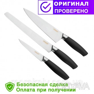 Набор ножей Fiskars Functional Form Plus (3 шт) (1016006)
Базовый набор ножей Fu. . фото 1