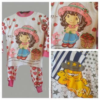 Качественные детские пижамки для мальчиков и девочек. Производство Турция. Ткань. . фото 1