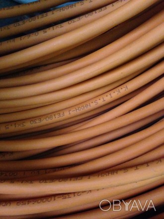 Безгалогенные огнестойкие кабели NHXH во время пожара в стационарном состоянии с. . фото 1