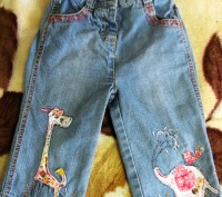 Обалденные брендовые джинсы Next, 
возраст 2-3 года, рост 98 см

Замеры:
Дли. . фото 2