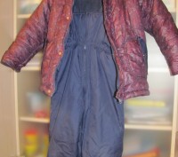 Продам зимний комплект на мальчика(куртка и брюки-комбинезон на рост 116 цена 40. . фото 3