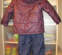 Продам зимний комплект на мальчика(куртка и брюки-комбинезон на рост 116 цена 40. . фото 4