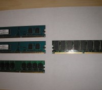 ОПЕРАТИВНАЯ ПАМЯТЬ для ПК DDR 2 (3штуки) и DDR 1 (2штуки) Цена за все!

CSS DD. . фото 2