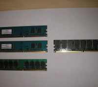 ОПЕРАТИВНАЯ ПАМЯТЬ для ПК DDR 2 (3штуки) и DDR 1 (2штуки) Цена за все!

CSS DD. . фото 3