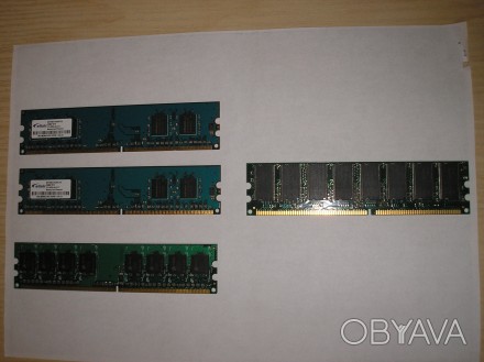 ОПЕРАТИВНАЯ ПАМЯТЬ для ПК DDR 2 (3штуки) и DDR 1 (2штуки) Цена за все!

CSS DD. . фото 1
