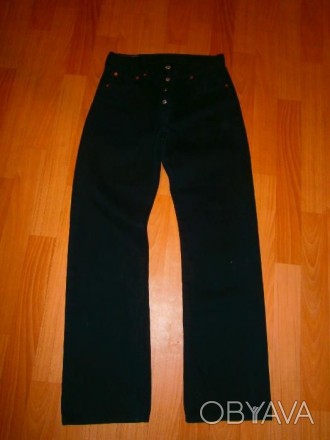 Продам джинсы оригиналы Levi'S Strauss 501 чёрные классические, застёгиваются на. . фото 1