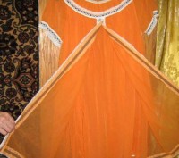 Продам пеньюар, цвет оранжевый. Одевался пару раз, в отличном состоянии. Размер . . фото 3
