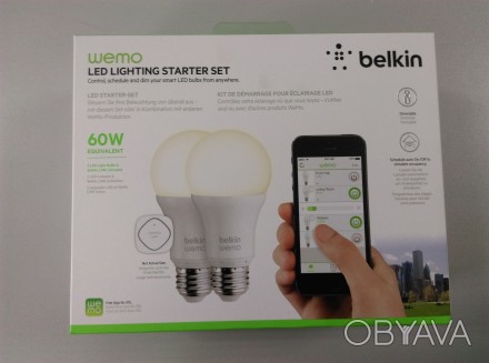 Wi-Fi LED Лампочки Belkin WeMo 60W 3000k (F5Z0489vf)
В наличии 5шт.

Подробне. . фото 1