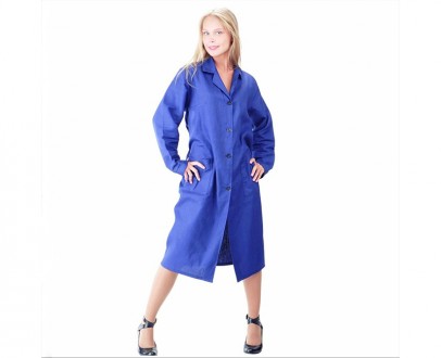 Рабочий женский халат предназначен для защиты от общих производственных загрязне. . фото 2