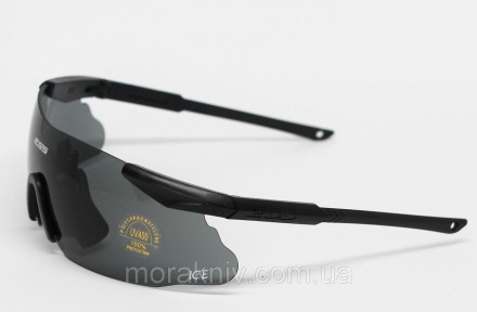 Тактические очки, солнцезащитные очки с тремя сменными линзами разных цветов ESS. . фото 6