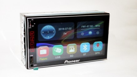 2din Pioneer 7024 GPS Автомагнитола USB+SD+Bluetooth (Короткая база) копия
7" Э. . фото 8