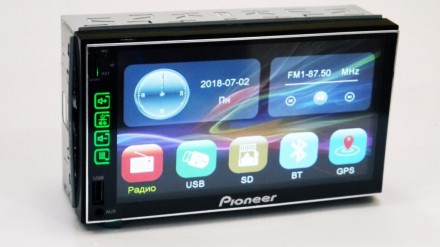 2din Pioneer 7024 GPS Автомагнитола USB+SD+Bluetooth (Короткая база) копия
7" Э. . фото 9