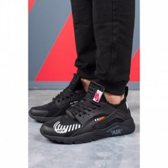 КРОССОВКИ NIKE AIR HUARACHE 8018 (1) черный лето-весна 43. Харьков. фото 1