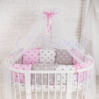 Детское постельное белье с балдахином Baby Design Премиум для новорожденных маль. . фото 6