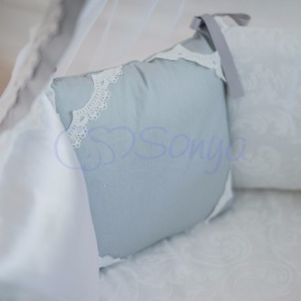 Комплект постельного белья в кроватку «Mon Cheri» для новорожденных мальчиков и . . фото 5