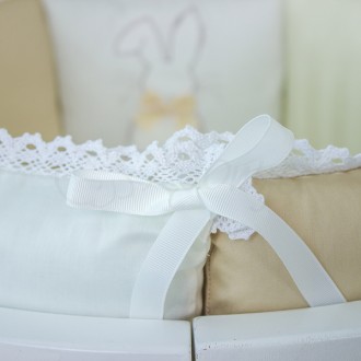 Комплект постельного белья в кроватку «Забавный зайчик» для новорожденных мальчи. . фото 6