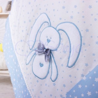Комплект постельного белья в кроватку «Lucky star» для новорожденных мальчиков и. . фото 8