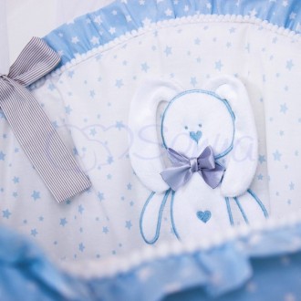 Комплект постельного белья в кроватку «Lucky star» для новорожденных мальчиков и. . фото 6
