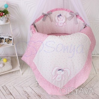 Комплект постельного белья в кроватку «Lucky star» для новорожденных мальчиков и. . фото 1