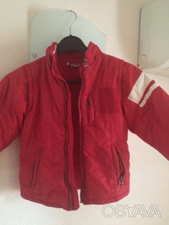 Недорого-Куртка-на-мальчика-Chicco
Размер-104
Замеры: длина по спинке- 44 см.
. . фото 1