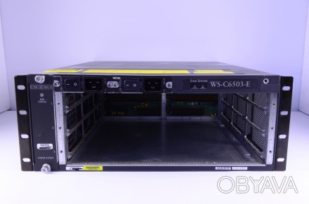 Продаю шасси Cisco 6503, с блоками питания PWR-1400-AC и модулем охлаждения, б/у. . фото 1