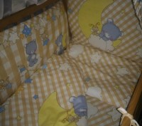 Детское постельное белье    bepino  изготовлено из 100% хлопка. Пастельные тона . . фото 4