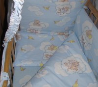 Детское постельное белье    bepino  изготовлено из 100% хлопка. Пастельные тона . . фото 12